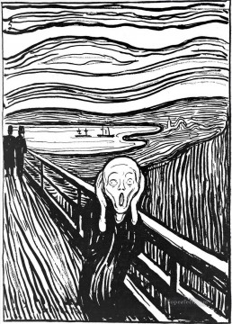 El grito de Edvard Munch 1895 Pinturas al óleo